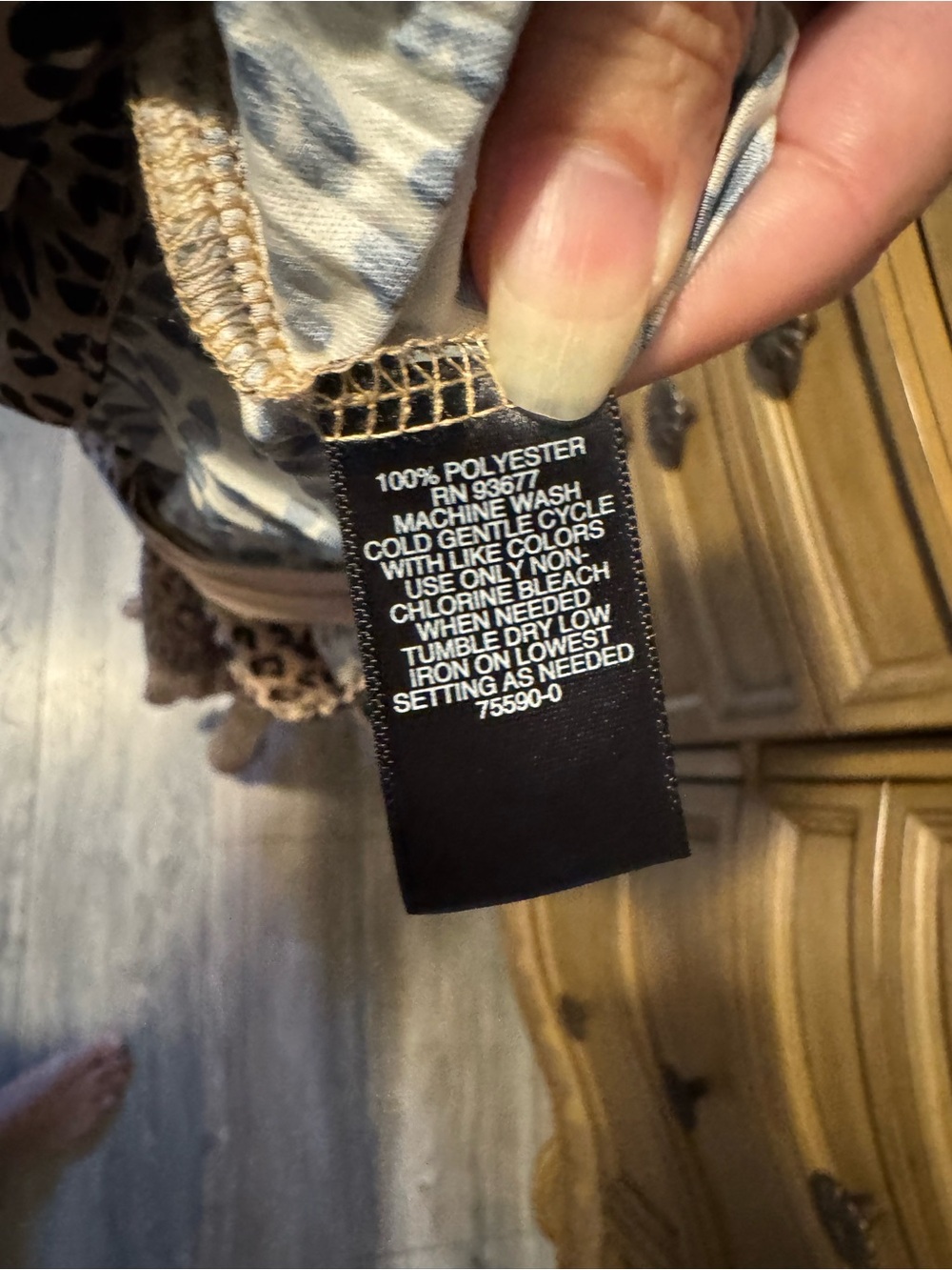 BOLD elements Leopard Print Wide-Leg Pants - Tan & Black - Picture 12 of 12